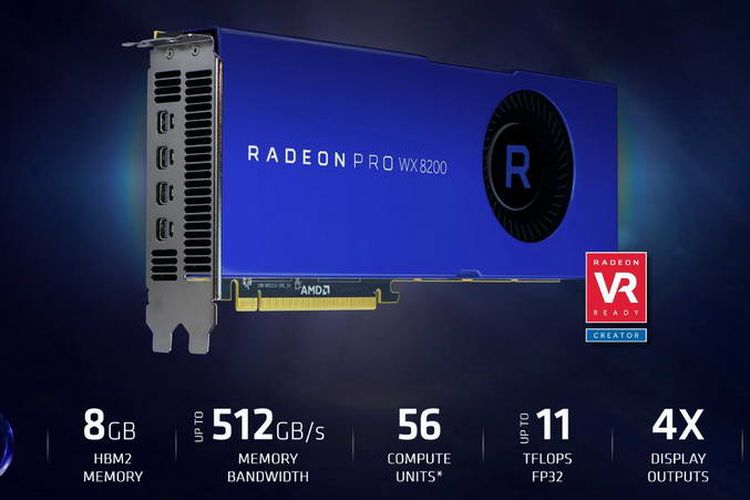 AMD Radeon Pro WX 8200, Grafis Workstation di Bawah US$1000