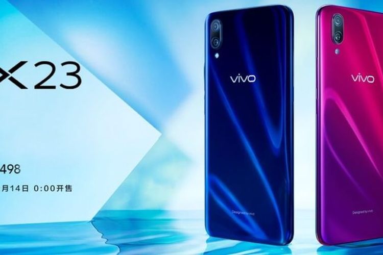 Vivo Resmi Luncurkan Ponsel Vivo X23 dengan Fitur AI, Harganya?