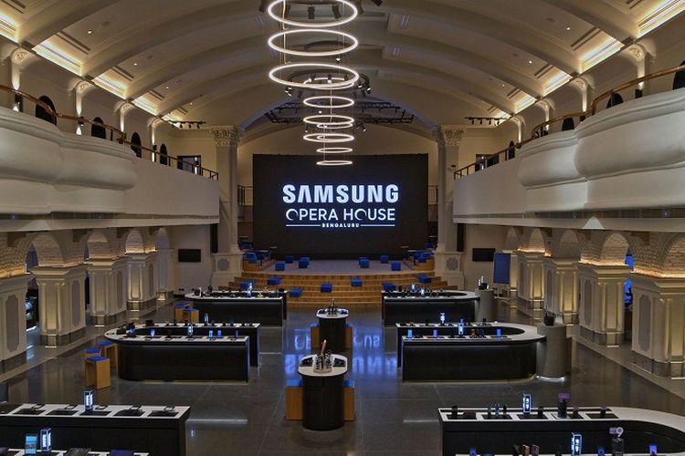 Samsung Resmikan Toko Terbesar di Dunia Samsung Opera House di India
