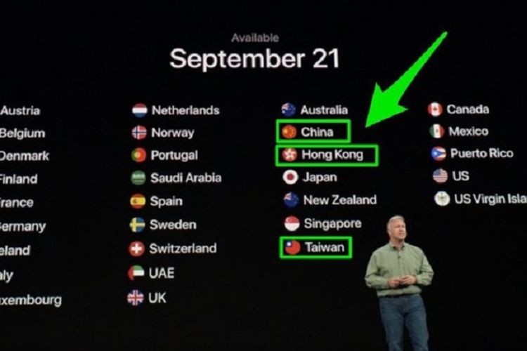 Tiongkok "Semprot" Apple Karena Salah Sebut Taiwan dan Hong Kong