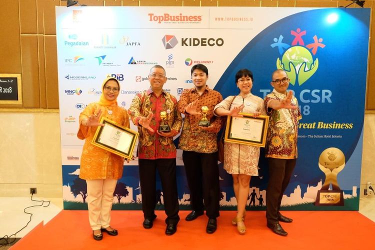 Lintasarta Sabet Dua Penghargaan Bergengsi di Ajang Top CSR 2018