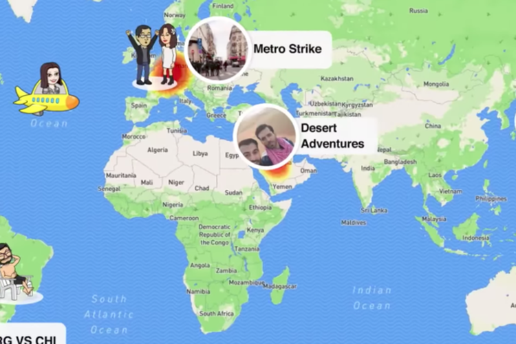 Setelah Stories, Facebook Contek Fitur Peta Snapchat Snap Map