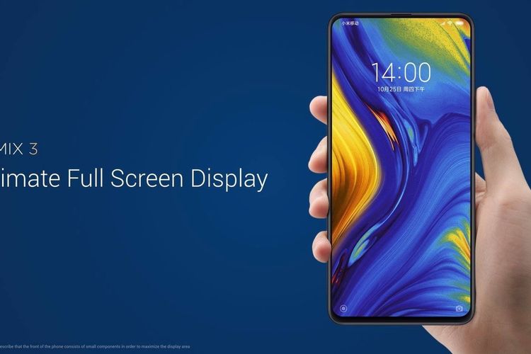 Xiaomi Mi Mix 3 Usung Kamera Selfie Tersembunyi dan RAM 10 GB
