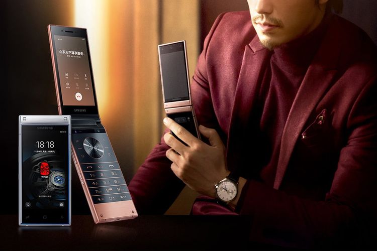 Samsung Resmi Luncurkan Ponsel Elegan "Flip" Dua Layar W2019