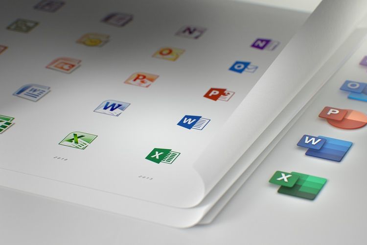 Microsoft Permak Ikon Office, Warnanya Jadi Lebih Berani dan Modern