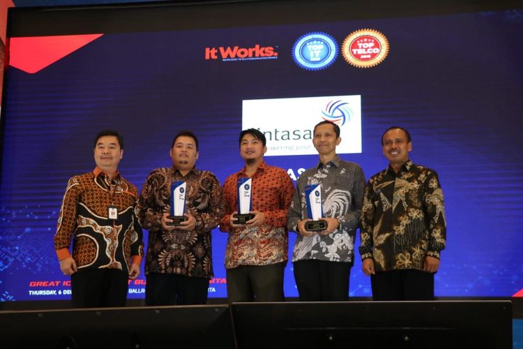 Lintasarta Panen Tiga Penghargaan Bergengsi di TOP IT & Telco 2018