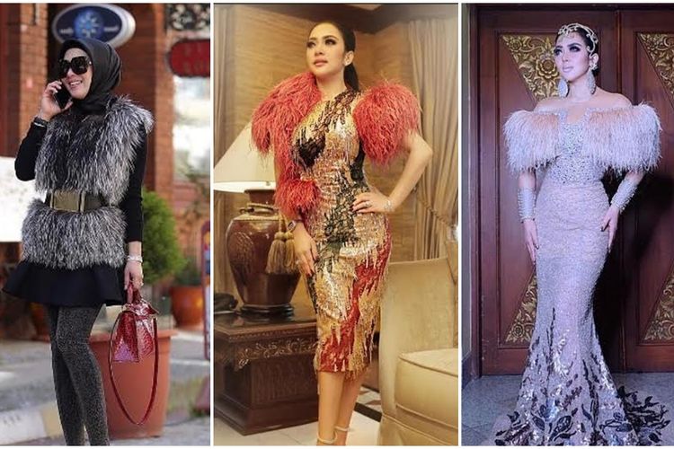 Dress bulu bulu cheap