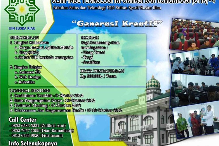 Otik 4 Tahun 2012 Fakultas Sains Dan Teknologi Uin Suska Riau Semua Halaman Hai