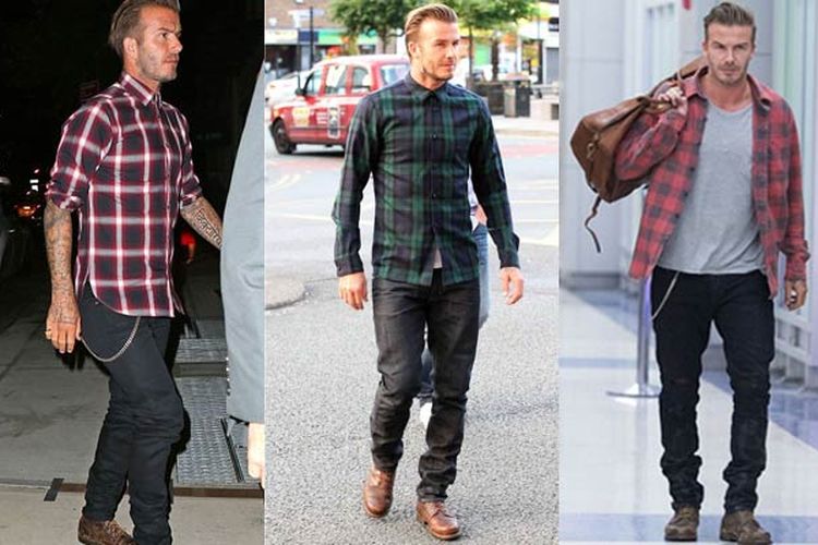 Style Baju Kotak Kotak Pria / Kemeja Flanel Lengan Panjang Pria Motif