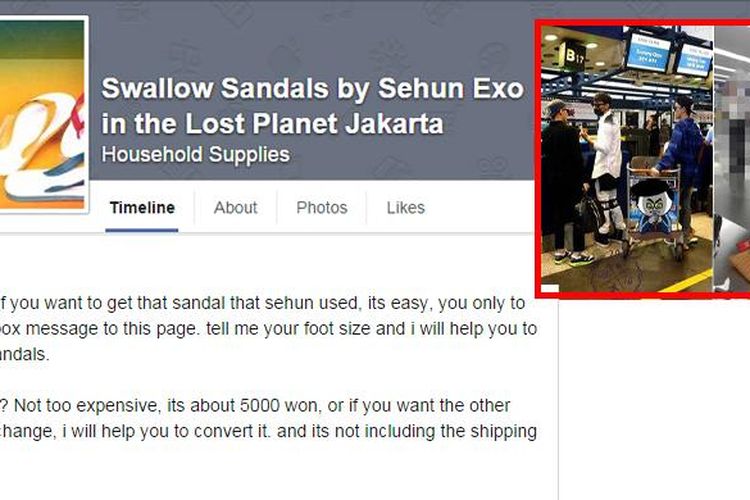 Sandal Sehun, Sandal Jepit Swallow yang Populer Karena Dipakai Artis Korea  - Intisari