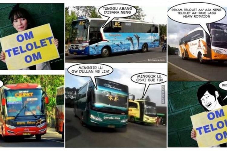 Ini Dia 10 Meme Om Telolet Om Terlucu Intisari
