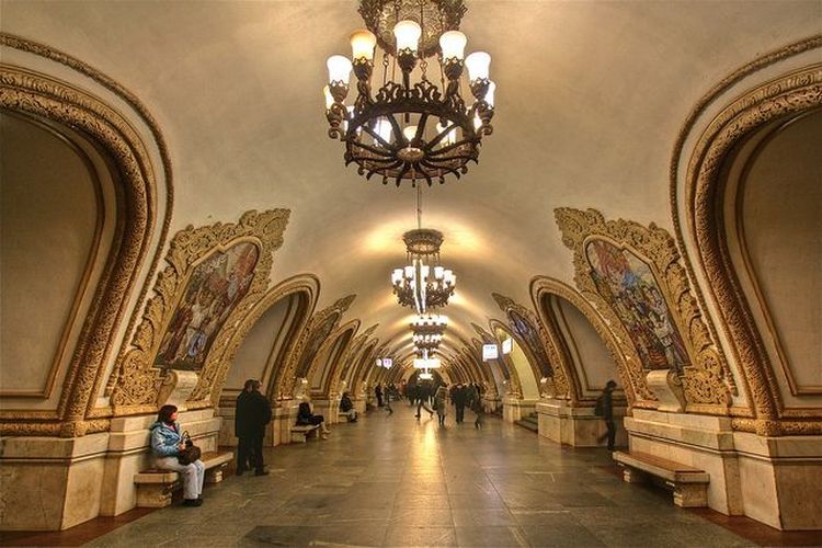 Stasiun Kiyevskaya, Rusia.