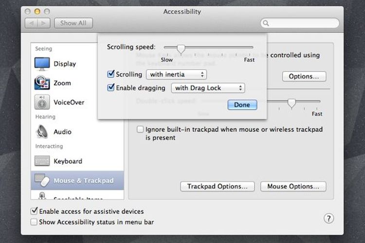 Cara Mengaktifkan Gesture Trackpad DragLock Untuk Menggeser Window