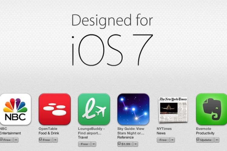 Inilah Kumpulan Aplikasi Yang Didesain Khusus Untuk iOS 7