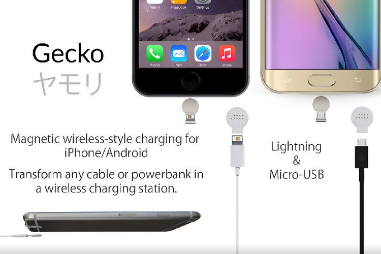 Tambahkan aksesoris Gecko Wireless Charging untuk memberikan kemudahan dalam menghubungkan iPhone ke kabel data. Segera dukung dan pesan produk ini ya!