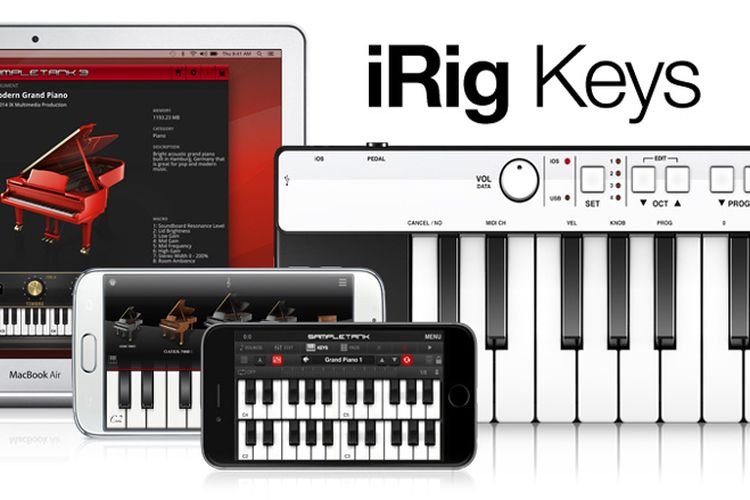 Jika kamu seorang musisi yang sedang mencari MIDI Controller dengan bentuk keyboard yang ringan, ukuran kompak dan reponsif, iRig Keys adalah jawabannya!