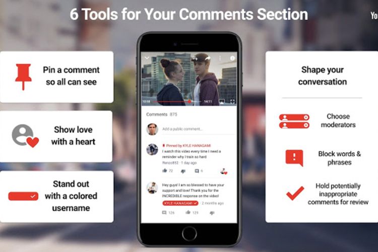 Youtube Rilis 6 Tools Baru Khusus Untuk Bagian Komentar Makemac