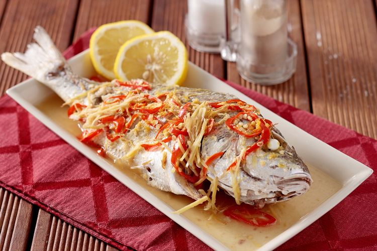 Gurihnya Kukus Ikan Kakap Kulit Lemon Mau Nova