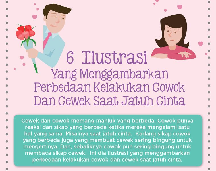 6 Ilustrasi Yang Menggambarkan Perbedaan Kelakuan Cowok Dan Cewek Saat Jatuh Cinta Semua Halaman Cewekbanget 6 Ilustrasi Yang Menggambarkan Perbedaan Kelakuan Cowok Dan Cewek Saat Jatuh Cinta Semua Halaman Cewekbanget