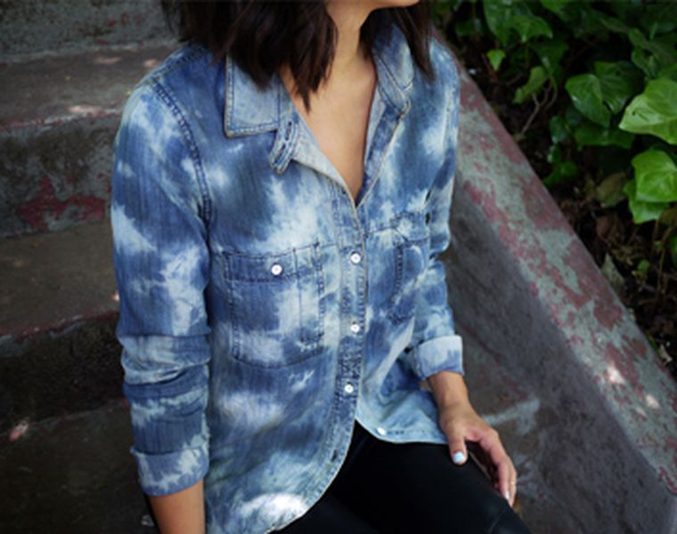DIY: Tie Dye Denim Shirt - Semua 