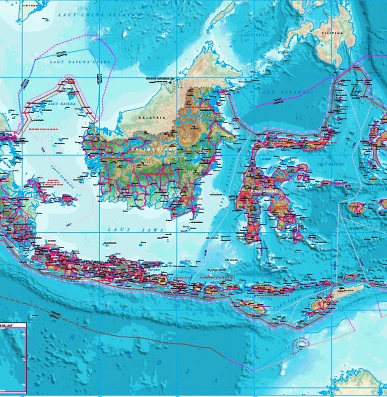 Peta Indonesia Diperbarui Inilah Perbedaannya Dengan Peta Lama