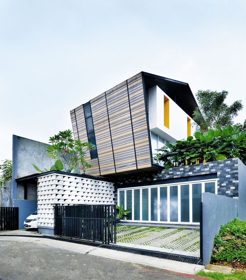 'Hybrid House' Rumah Segi Lima, solusi mengurangi panas