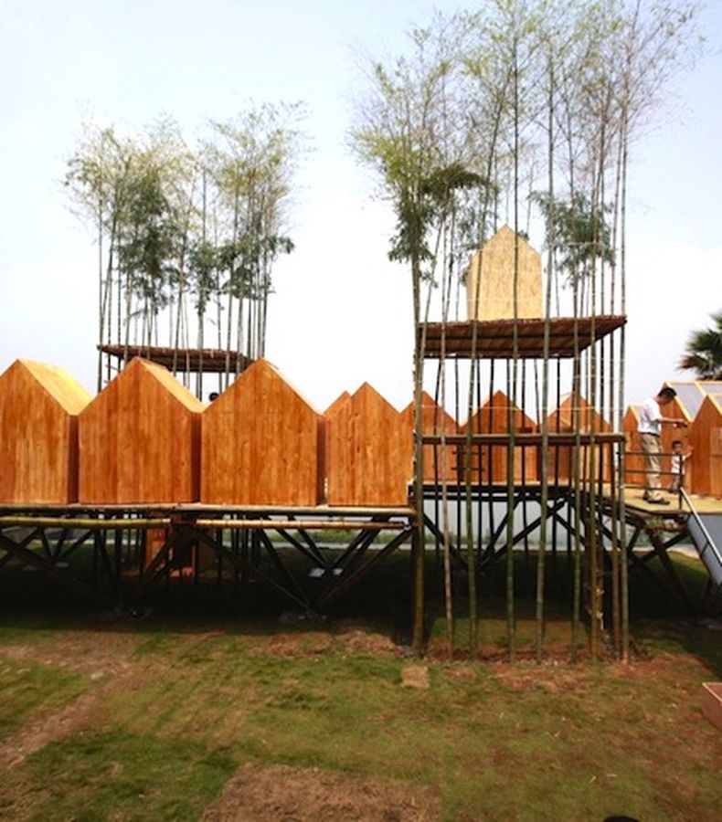 Rumah Bambu Yang Unik Idea