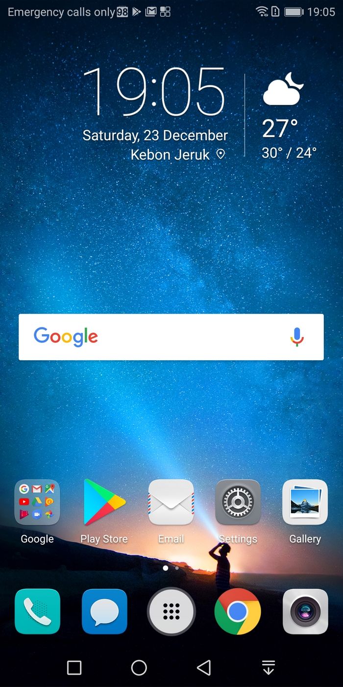 Homescreen