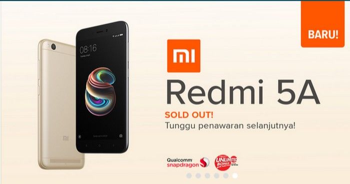 Xiaomi Redmi 5A Sold Out