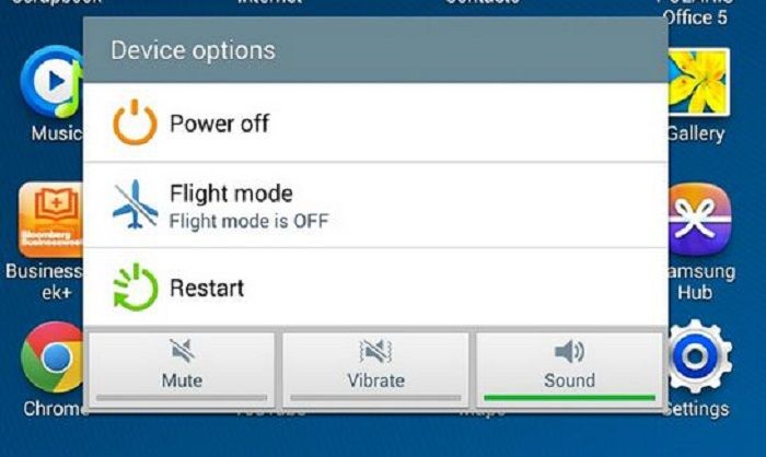 Restart android