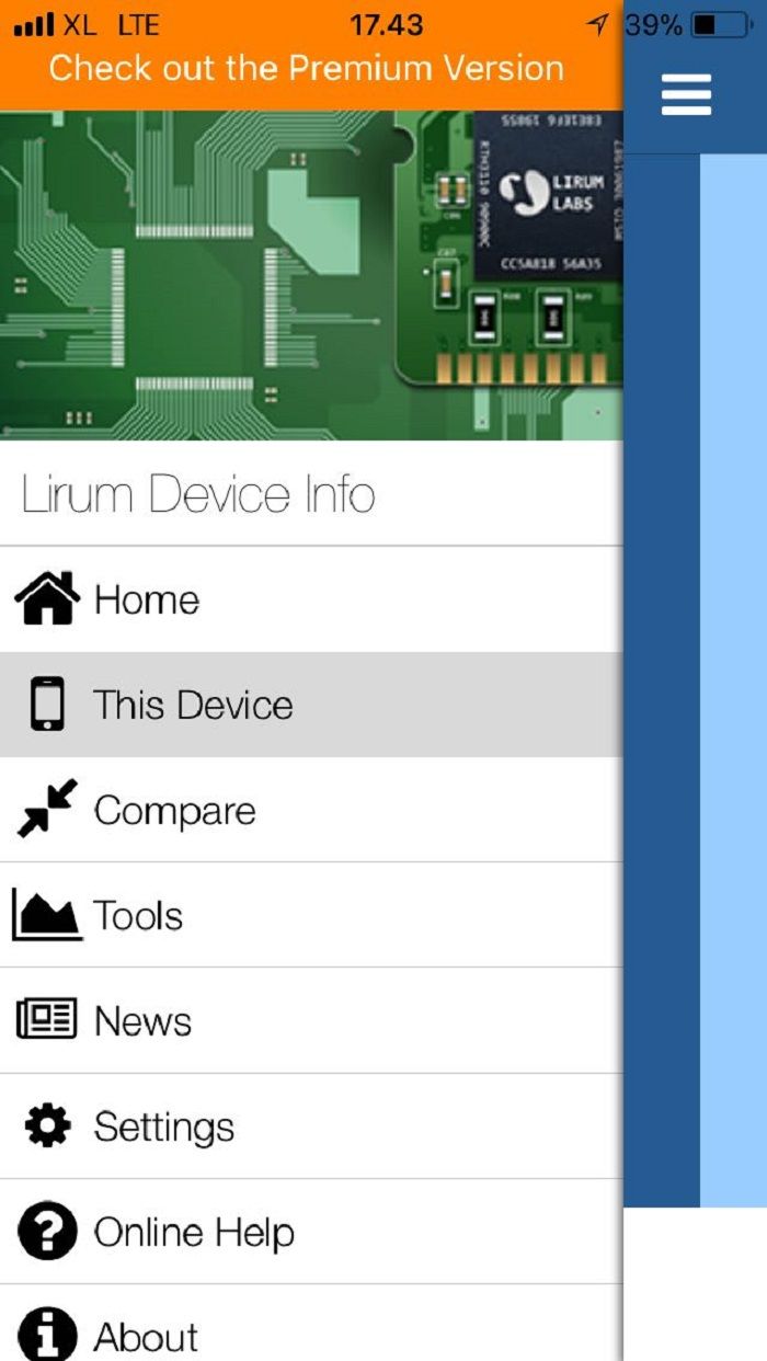 Buka menu, lalu pilih "This Device" untuk melihat isi iPhone kamu