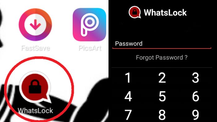 Buka aplikasi, kemudian masukkan password