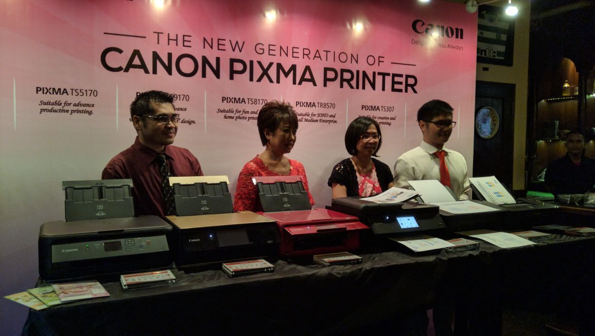 Peluncuran printer Canon Pixma oleh Datascrip