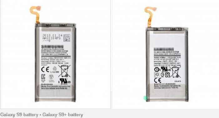 Baterai Samsung Galaxy S9 dan S9 Plus