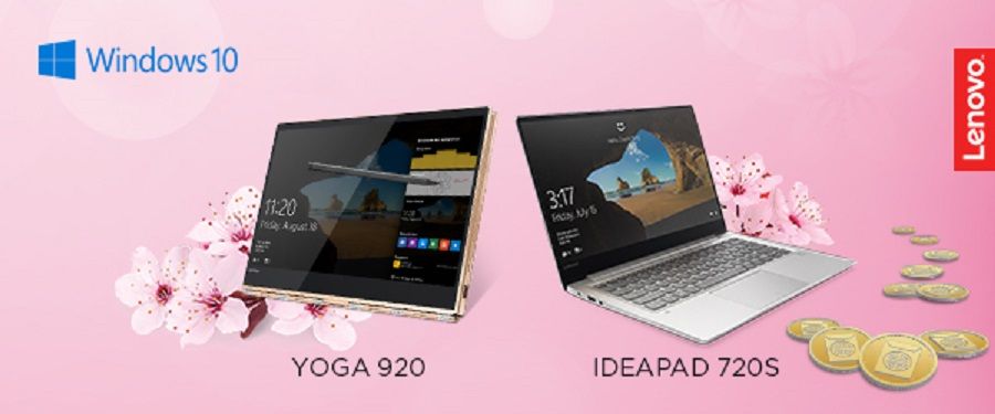 Harga khusus untuk Lenovo Yoga 920, Yoga 520, IdeaPad 720s, dan IdeaPad 320s 