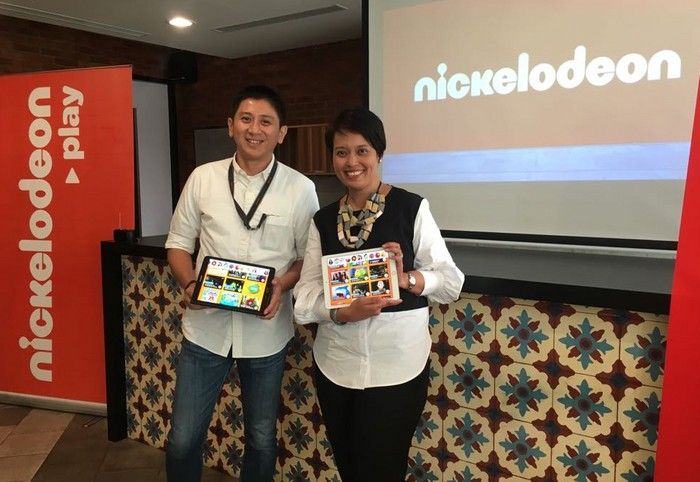 Eriek, General Manager Video Telkomsel dan Syahrizan Mansor, Vice President Nickelodeon Asia