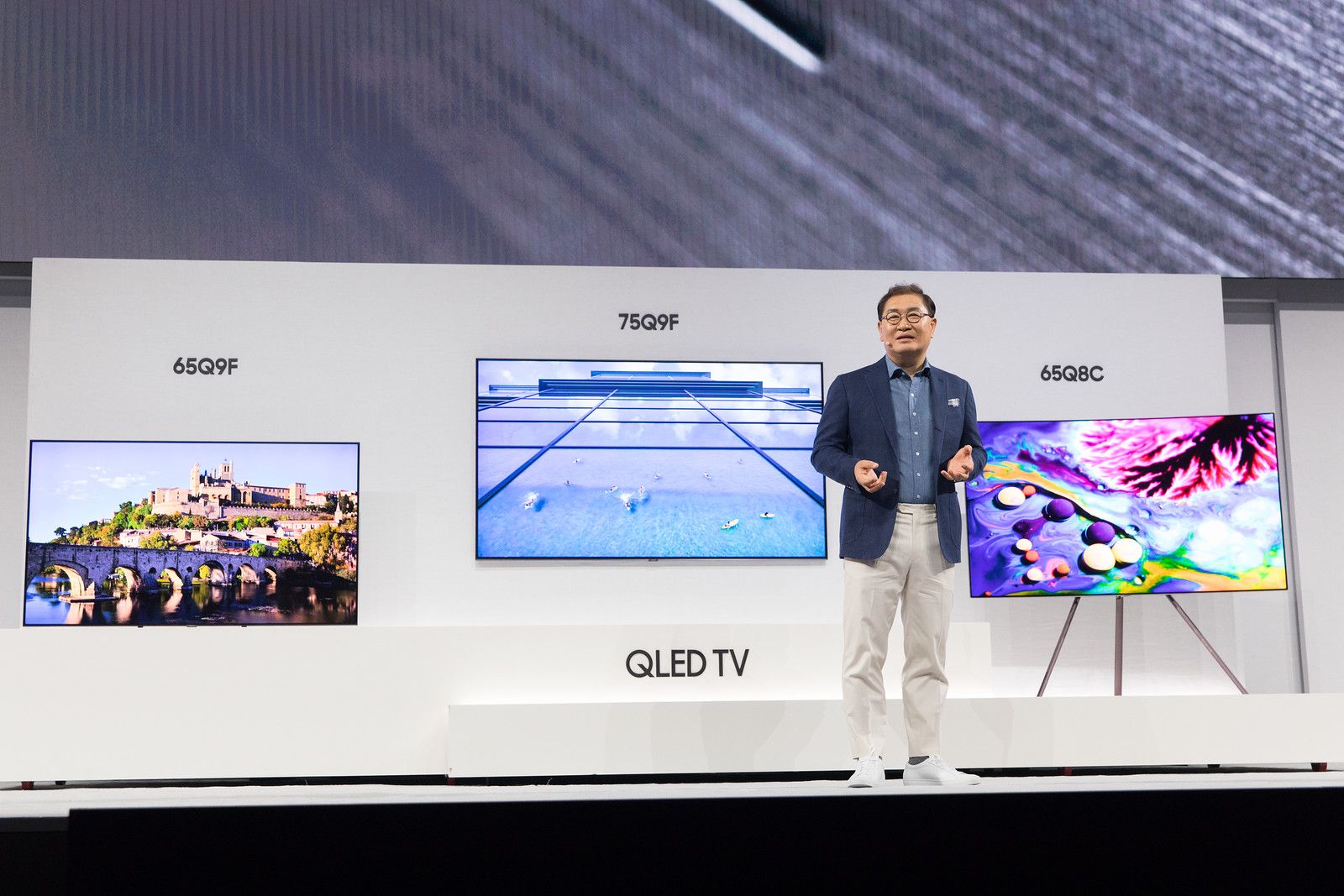 Beragam pilihan TV Pintar Samsung saat diperkenalkan di New York