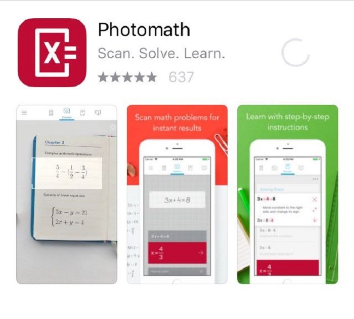 Photomath, aplikasi yang dapat menjawab pertanyaan matematika cukup arahkan dengan kamera