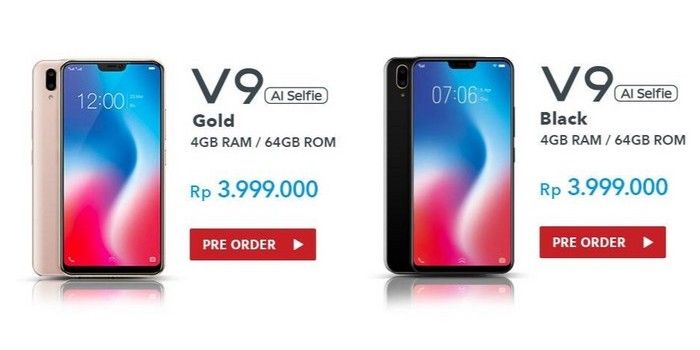 Vivo v9 preroder di JD