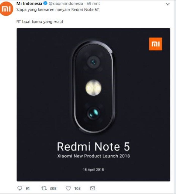 Xiaomi Redmi Note 5