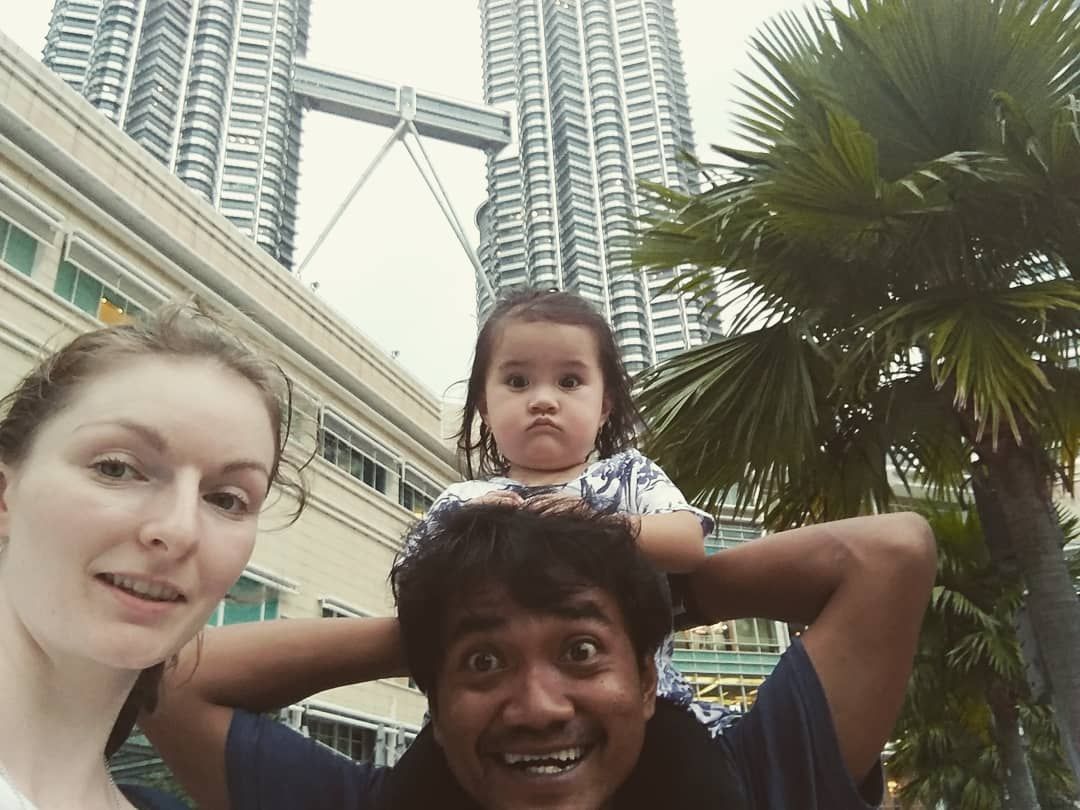Bayu dan Jeni saat berlibur ke Malaysia