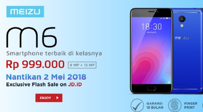 Flash Sale Meizu M6