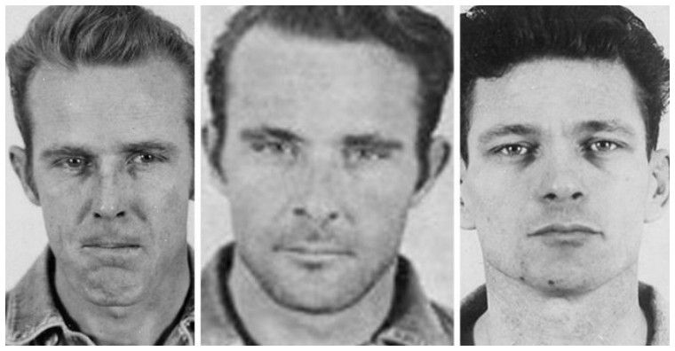tiga narapidana yang berhasil melarikan diri dari Alcatraz