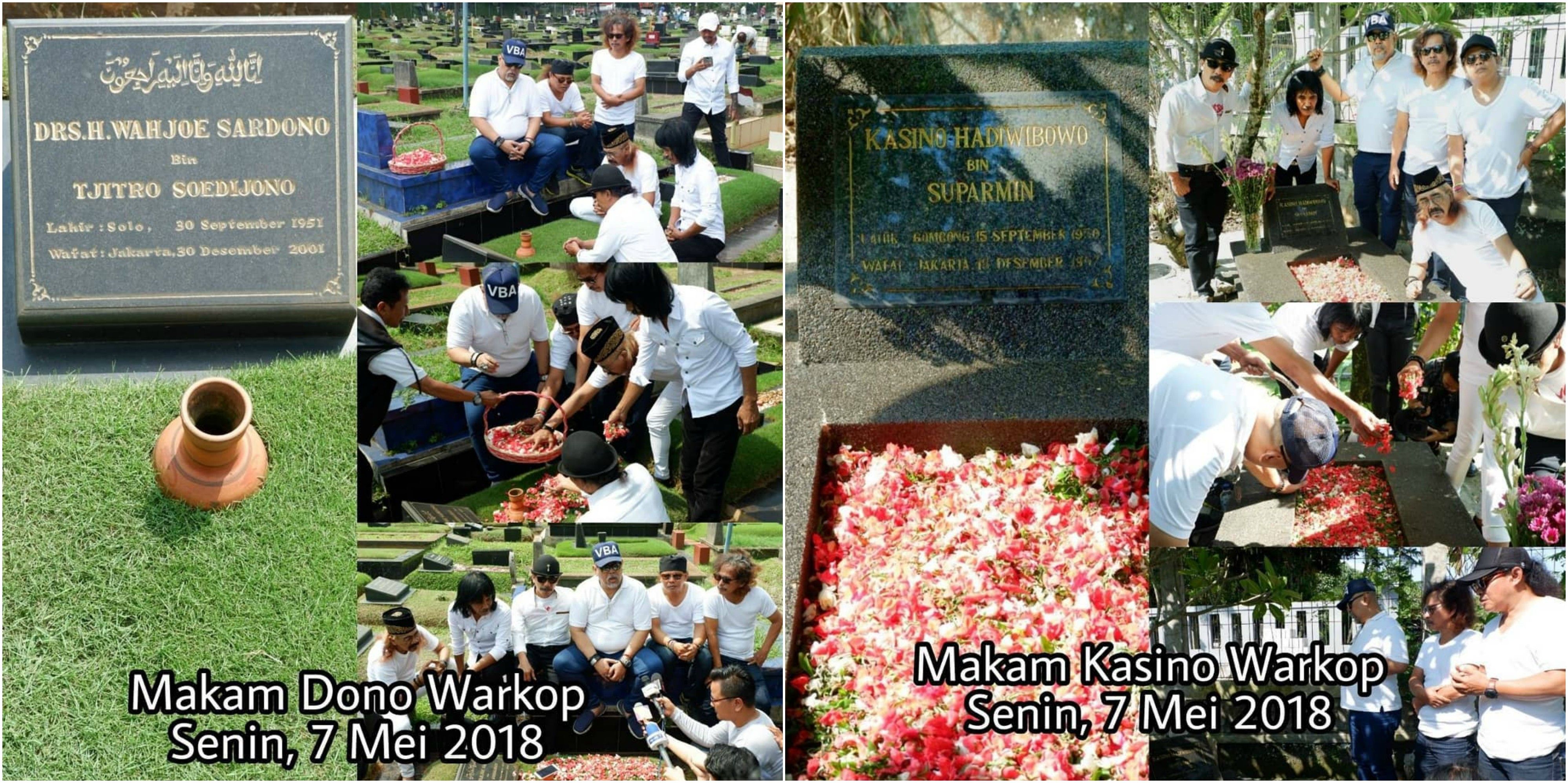 Indro Warkop 'Nyadran' ke Makam Dono dan Kasino Serta Kisah ...