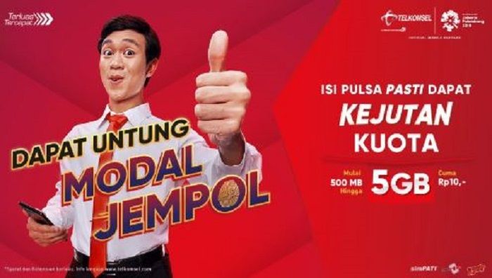 Telkomsel Jual Paket Modal Jempol Banjir Kuota 5gb Mulai Rp 20 Ribu Semua Halaman Nextren Grid Id