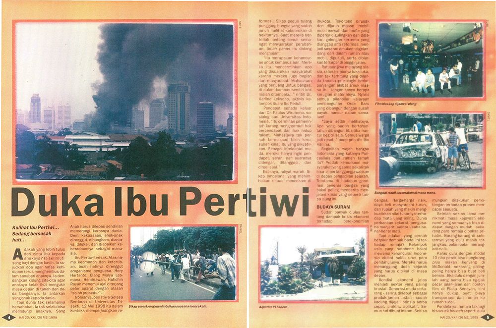 #HAIFiles Mei 1998: Selasa Berdarah di Trisakti, Reformasi dan Remaja