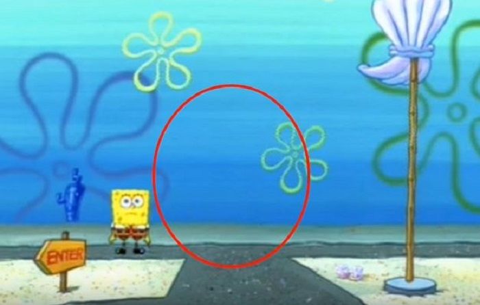 Kesalahan di Film Spongebob.