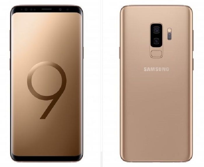 Samsung Galaxy S9+ sunrise gold