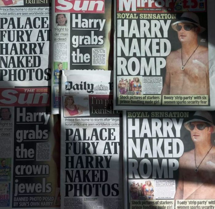 Harry jadi Headline Tabloid di Inggris