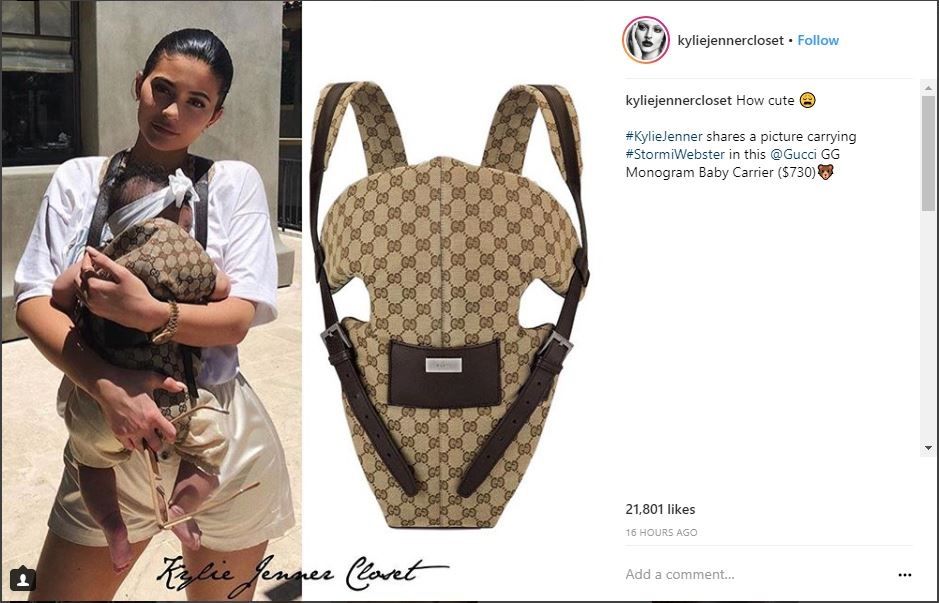 gucci gg baby carrier